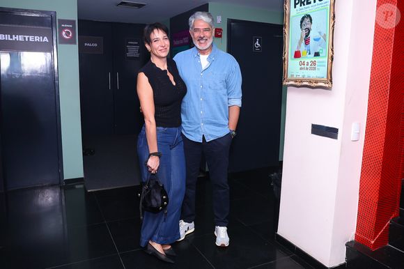 William Bonner e a fisioterapeuta Natasha Dantas se casaram em setembro de 2018