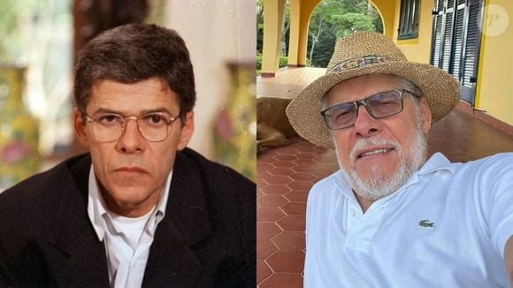José Mayer em diferentes fases da vida