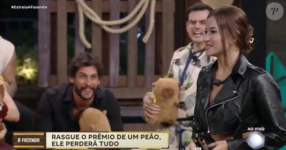 'A Fazenda 17': Ray Figliuzzi ficou sem seu prêmio após escolha de Duda Wendling