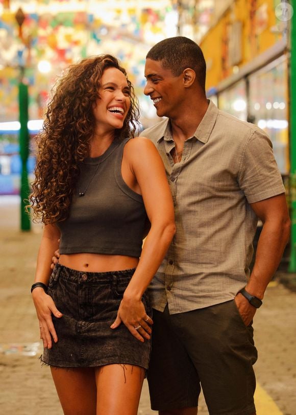 Humberto Morais e Giovana Cordeiro fazem par romântico na novela Dona de Mim