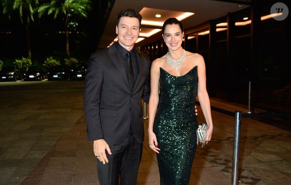 Rodrigo Faro e Vera Viel participaram da festa de renovação de votos de Roberto Justus e Ana Paula Siebert