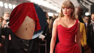 O look de Taylor Swift no Grammy trouxe como tendência um acessório que a gente nunca imaginava que sequer existia