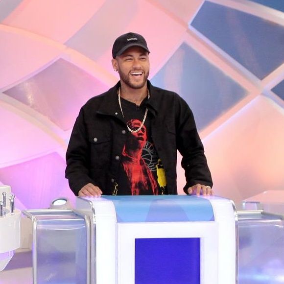 Neymar participou do ‘Programa Silvio Santos’ em 2019, ainda sob o comando do falecido apresentador