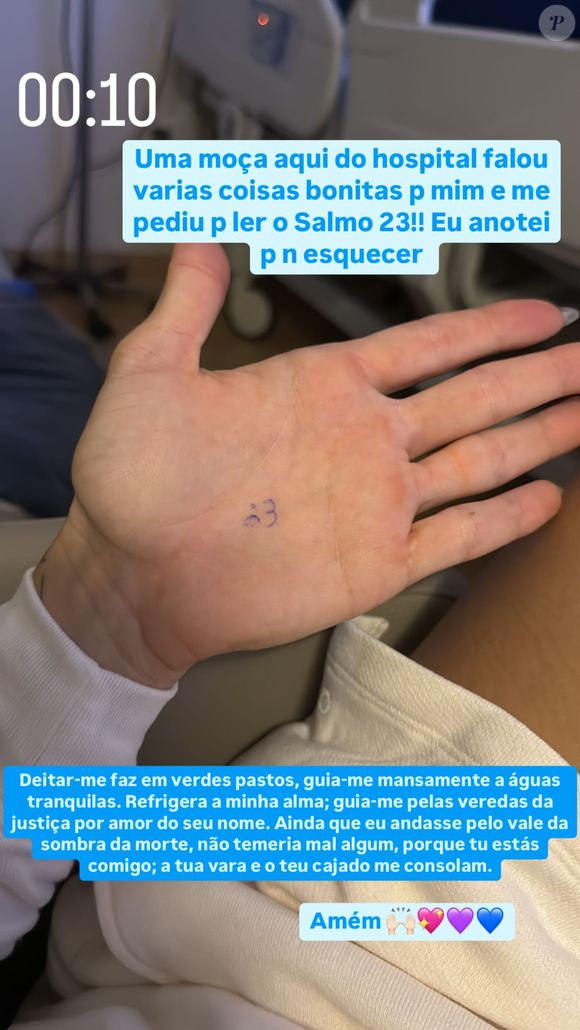 Virgínia Fonseca contou estar sendo apoiada no hospital