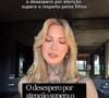 Virginia curtiu vídeo no qual ganhava defesa por aparecer em foto no colo de Vini Jr.