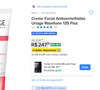 Vendido no Mercado Livre por cerca de R$ 247,71, segundo um anúncio encontrado na plataforma, o Roséliane, da Uriage, é o produto que Diane Kruger considera indispensável para manter a pele calma e uniforme
