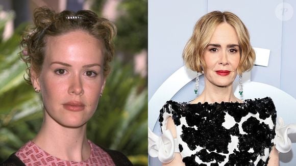 A atriz Sarah Paulson prefere manter linhas de expressão e rugas aos 50 anos