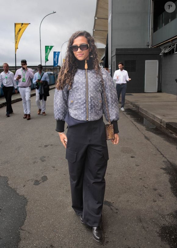 Raissa Leal  no Grande Prêmio de Fórmula 1 em São Paulo, neste domingo, 9 de novembro de 2025