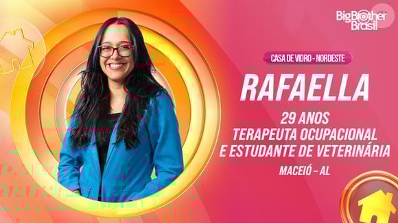 Rafaella, de Maceió, disputa a preferência do público na Casa de Vidro do 'BBB 26'
