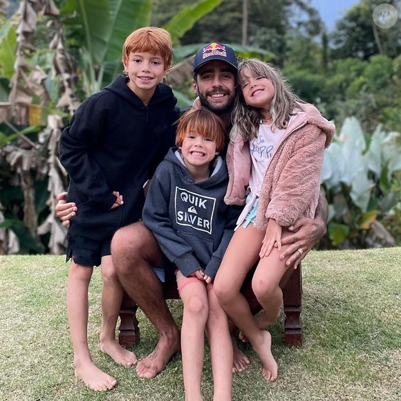 Pedro Scooby e Luana Piovani são pais de Dom, Bem e Liz