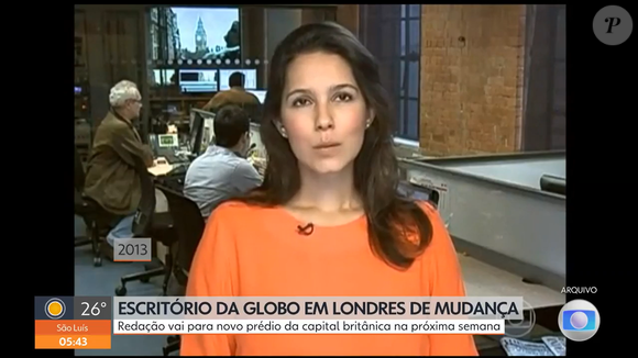 Cecilia Malan encerrou a conversa com Tiago Scheuer deixando uma novidade para o público: 'Nossa próxima conversa já do nosso novo estúdio', antecipando a próxima fase da equipe da Globo em Londres