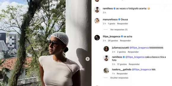 Há algumas semanas, o casal vinha interagindo com frequência em comentários das redes sociais