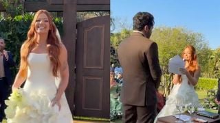 Modelo regata romântico feito à mão e com aplicação de flores: Viih Tube elege vestido de noiva clássico e estiloso para casamento com Eliezer; veja fotos!