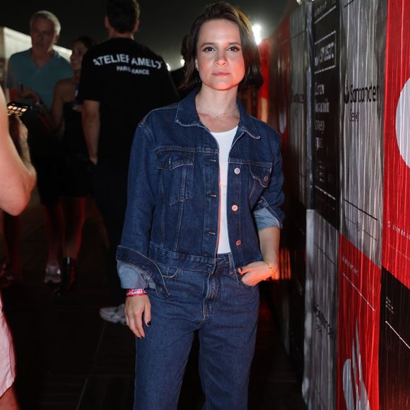 Show da Lady Gaga no Rio: Bianca Comparato elegeu um look all jeans estiloso para o evento