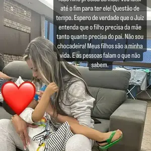 Andressa Urach também é mãe de um menino de 4 anos
