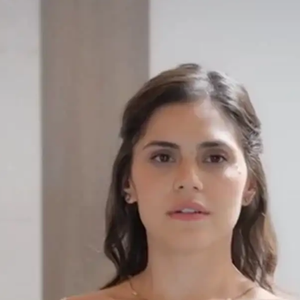 Jéssika Alves é a protagonista Nathalia, mulher que lida com os segredos do marido Sebastião Torres (Victor Sparapane).