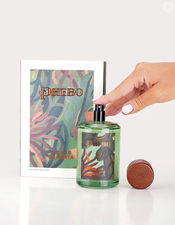 A fragrância Folhas de Menta, de Phebo, traz uma combinação vibrante de notas cítricas e aromáticas, com limão, bergamota e manjericão na saída