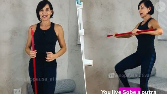 Bete Correia, personal trainer: 'Esta rotina simples e acessível, composta por três exercícios com o cabo de uma vassoura, vai ajudar você a fortalecer as pernas e melhorar o equilíbrio'