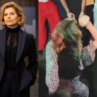 Odete Roitman na 'boquinha da garrafa'! Debora Bloch rebola até o chão em festa de 'Vale Tudo' e web zoa: 'Tem que curtir antes de morrer'