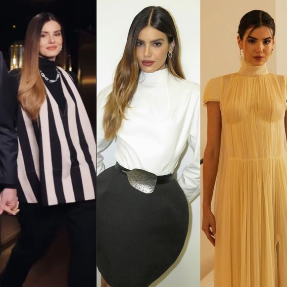 Camila Queiroz grávida: 5 truques inteligentes de estilo da atriz para disfarçar a barriga de gravidez por 5 meses