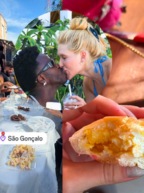 Gente como a gente? Virgínia dá passadinha em São Gonçalo, cidade natal de Vini Jr., para churrasco 'raiz' e dispara: 'Pão com ovo é top 3'