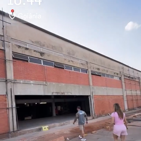 Em construção, academia de Virgínia Fonseca tem dois andares e conta com salas de spinning, de dança e de crossfit