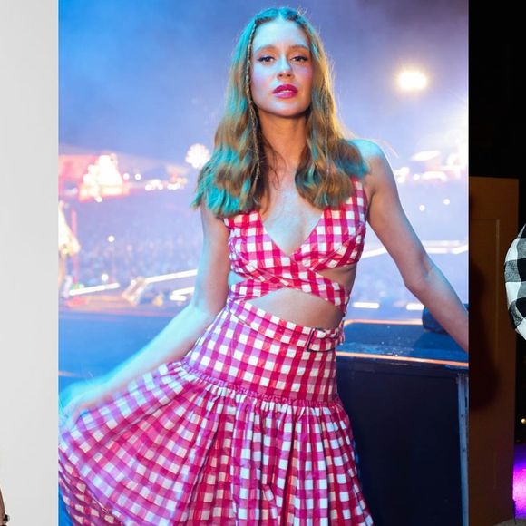 8 Looks Xadrez das famosas para Uma Festa Junina Puro Estilo