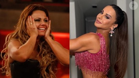 Antes e depois de Viviane Araújo: atriz apostou em um nariz mais fino e com a ponta mais definida para alavancar seu visual