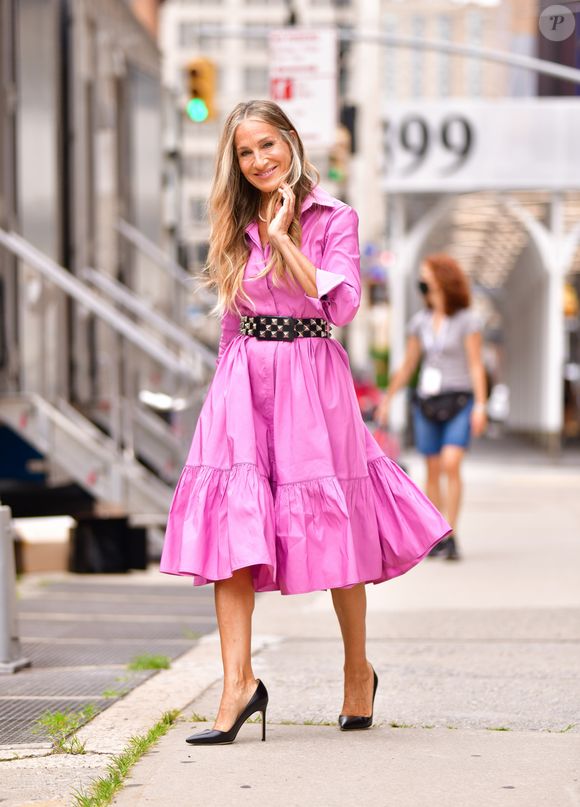 Sarah Jessica Parker, aos 60 anos, é uma fã assumida de cabelo longo