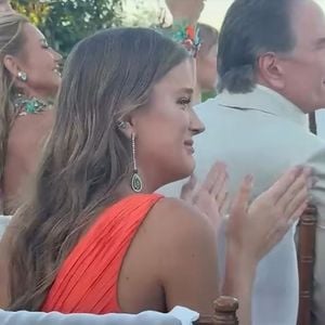 Rafaella Justus se emocionou muito no casamento de Fabiana Justus