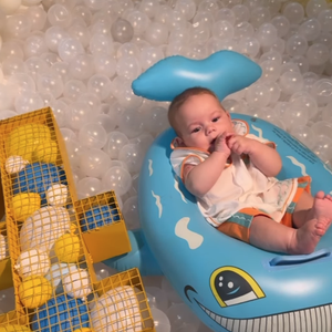 Festa de José Leonardo teve brinquedos para as crianças, muitos doces e até piscina de bolinha