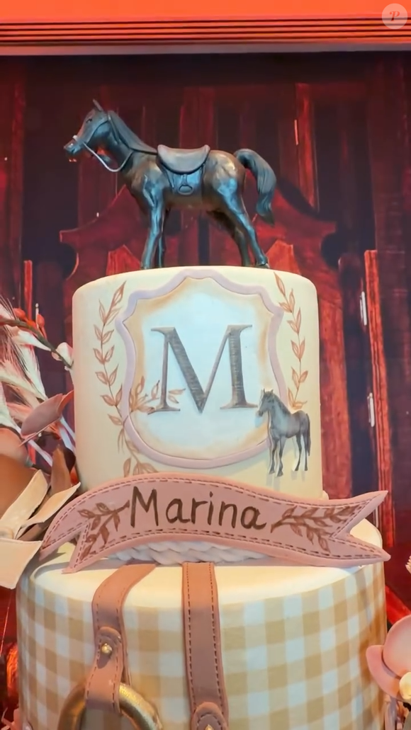 Marina, filha de Ivete Sangalo, preferiu referências à série ‘Zoe e Raven’, da Netflix, que conta a história de uma jovem que desenvolve uma amizade com um cavalo