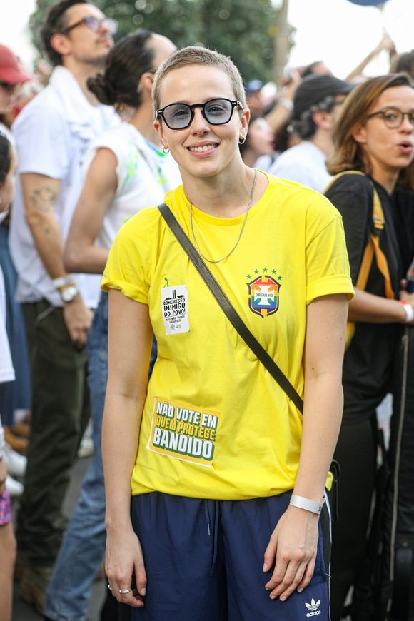 Marcella Rica também marcou presença em Copacabana