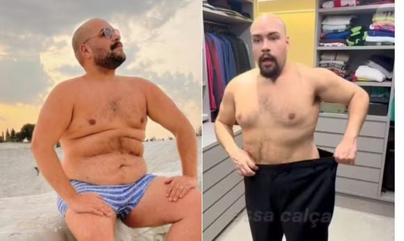Tiago Abravanel conseguiu perder 23 kg em apenas 6 meses com uma mudança completa de hábitos