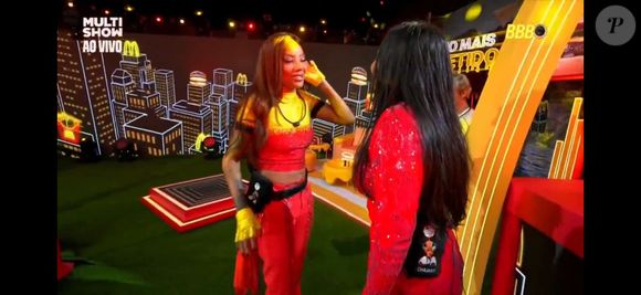 Após o show, Chaiany e Ludmilla conversaram; sister foi acusada de 'forçar' meme para viralizar no 'BBB 26'