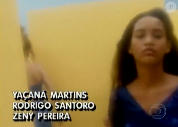 Taís Araújo apareceu pela primeira vez na TV aos 15 anos de idade, como uma figurante na abertura da novela 'Pátria Minha'.