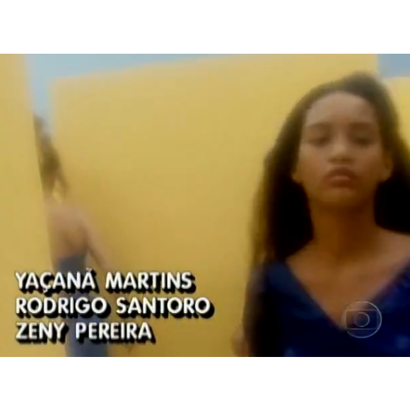 Taís Araújo apareceu pela primeira vez na TV aos 15 anos de idade, como uma figurante na abertura da novela 'Pátria Minha'.