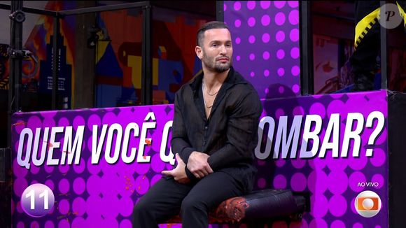 Diego Hypólito teve aumento na porcentagem da enquete UOL no 14º Paredão do 'BBB 25'