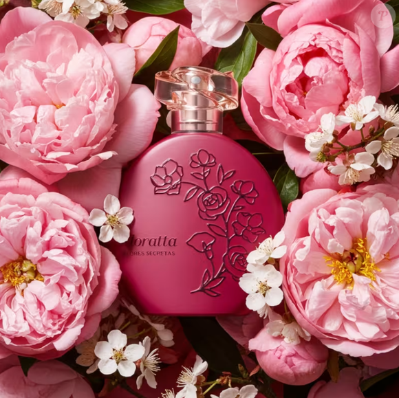 O perfume Floratta Flores Secretas, de O Boticário, seria uma boa aposta para Giuliana (Ana Paula Arósio) usar hoje: é um floral frutal, combinando notas suaves e delicadas para o dia a dia.