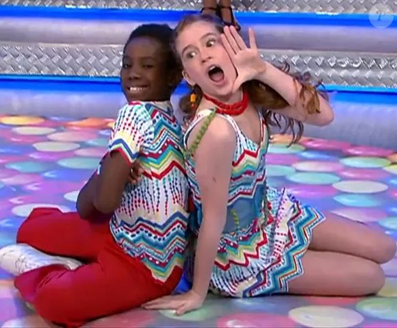 Quem lembra? Marina Ruy Barbosa participou do 'Dança das Crianças', no 'Domingão do Faustão'