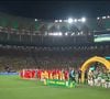 Belo e Alcione se apresentaram diante dos jogadores do Brasil e do Panamá