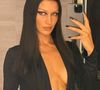 Bella Hadid (94,35%), cuja posição dos olhos e formato do queixo garantiram destaque entre as mais belas do mundo, vem logo depois