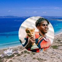 O refúgio de Lamine Yamal para aproveitar o verão: uma praia paradisíaca sem casas ao redor no Mediterrâneo, com as melhores sardinhas grelhadas