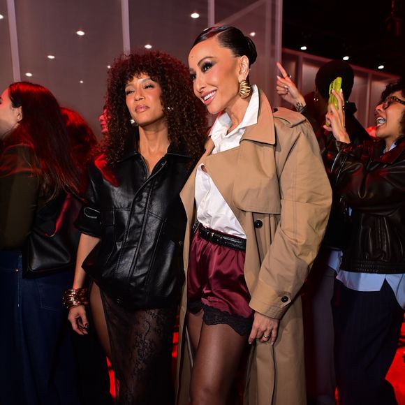 Com estilos diferentes, Taís Araujo e Sabrina Sato chamaram atenção no evento de moda realizado na Leopoldina, em São Paulo