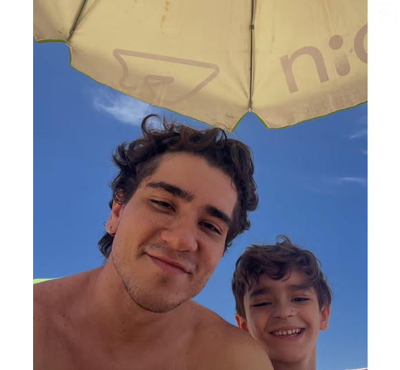 João Fernandes com o filho, Nicolas, em 2025