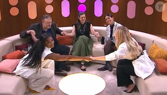 Tati Machado ganhou mensagem de apoio de Eliana e elenco do 'Saia Justa' após morte do bebê que esperava