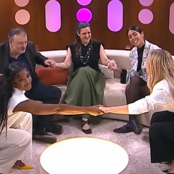 Tati Machado ganhou mensagem de apoio de Eliana e elenco do 'Saia Justa' após morte do bebê que esperava
