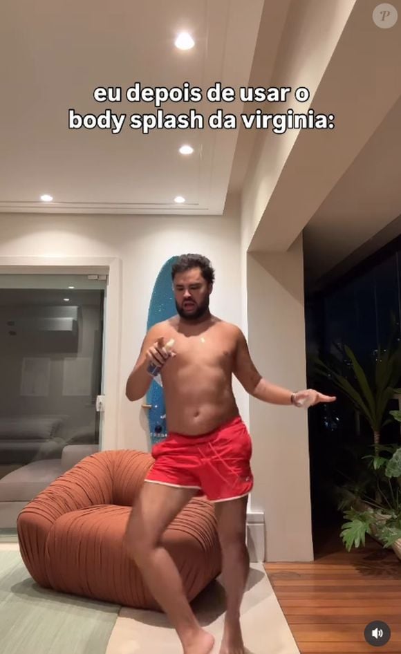 Lucas Guedez foi até elogiado por sambar melhor que Virgínia Fonseca