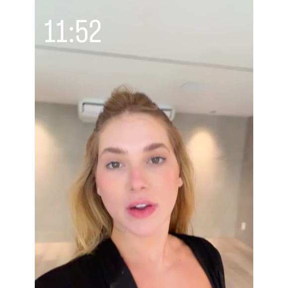 Neste sábado (31) Virgínia revelou ter treinado com o costeiro e sentiu muito sua panturrilha após isso