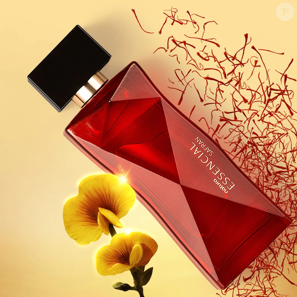Nem floral delicado, nem perfume adocicado comum: o Essencial Safran, da Natura, mistura açafrão, pistache, rosas e musk em uma fragrância sensual e sofisticada